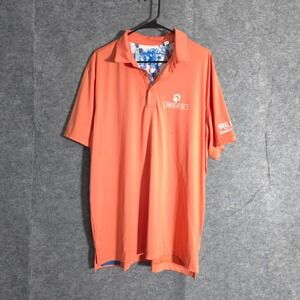 Robert Graham Big Dog Ranch Rescue Polo Shirt Mens Graphic Casual XL Performance